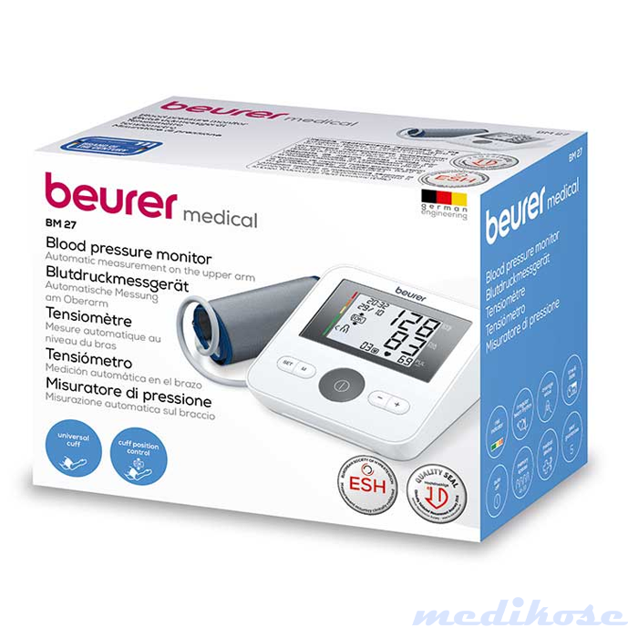 Upper arm blood pressure monitor BM 27 beurer